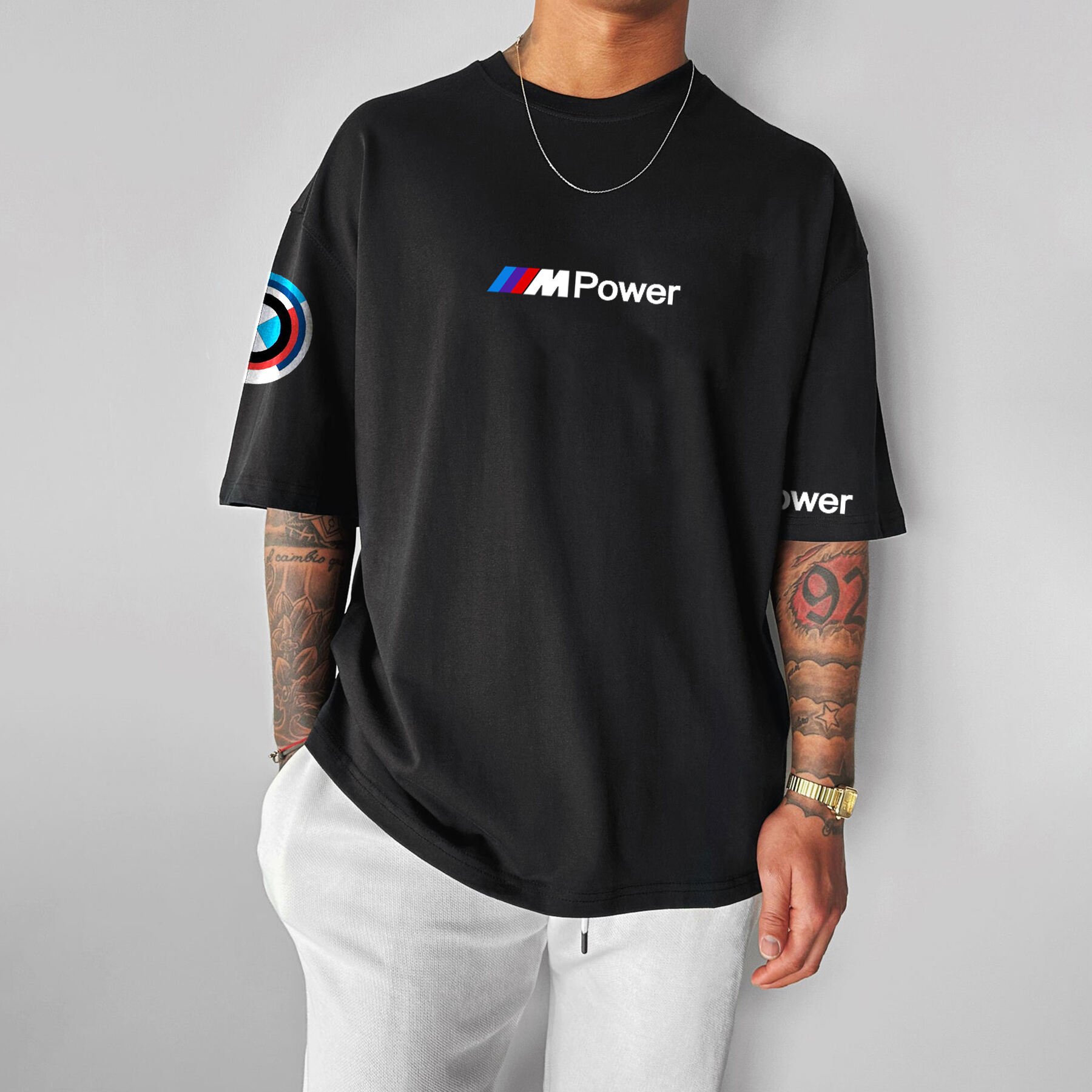 Men's Casual Racing Print T-Shirt