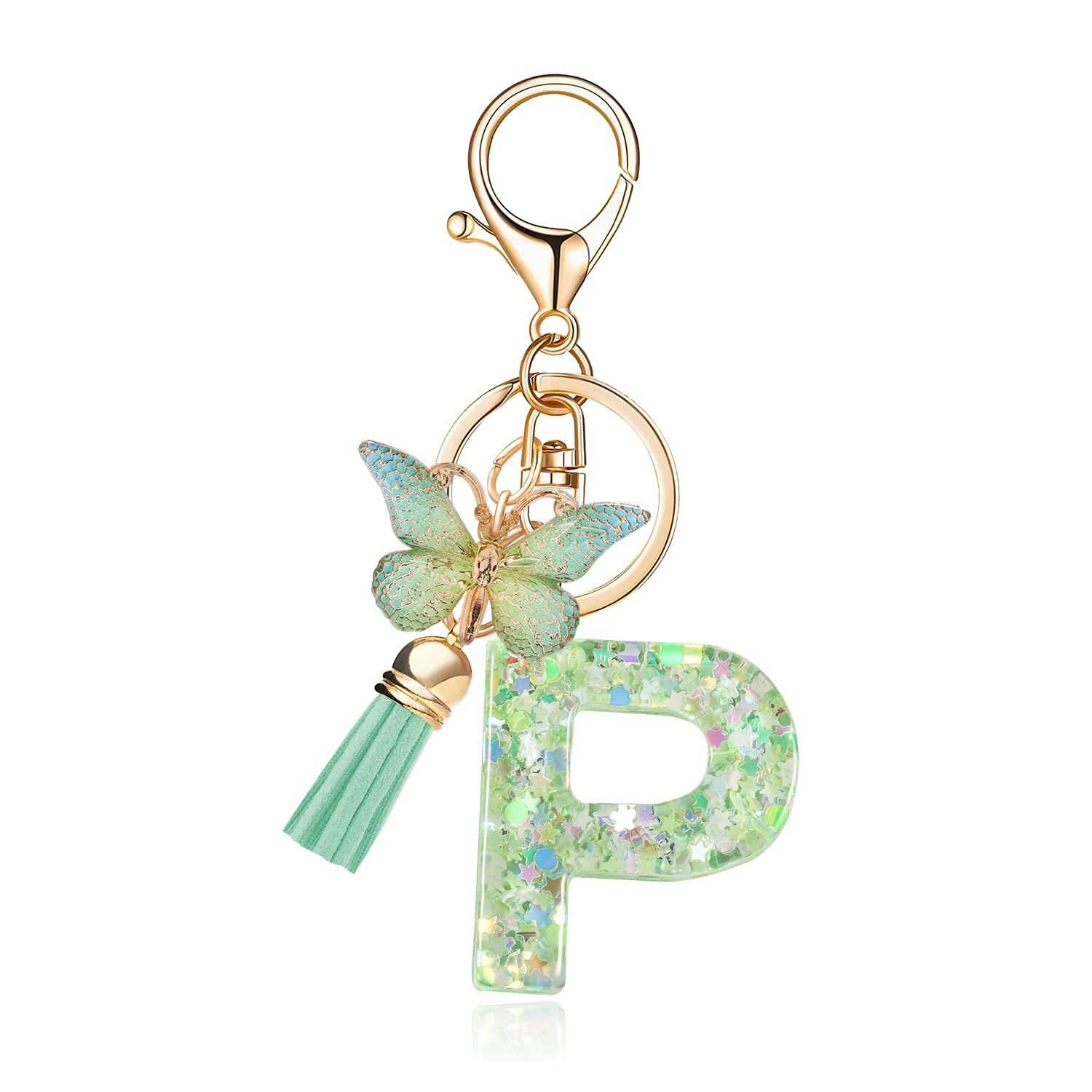 ⏰BUY 1 GET 1 FREE ONLY TODAY🌼Initial Letter Keychains🦋