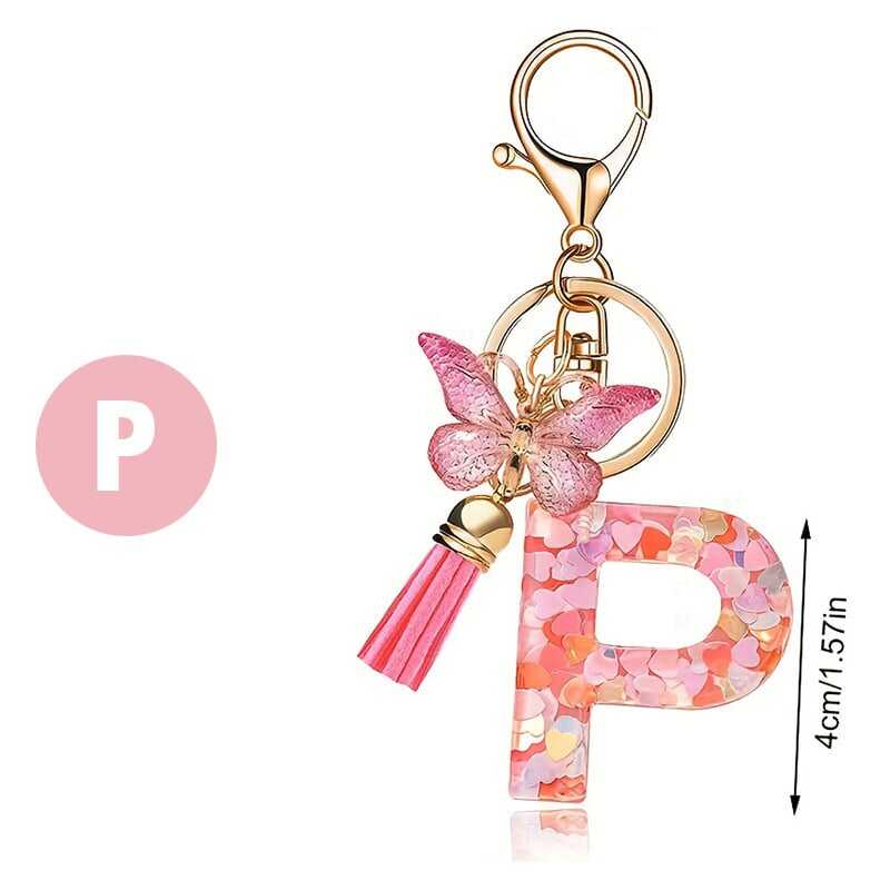 ⏰BUY 1 GET 1 FREE ONLY TODAY🌼Initial Letter Keychains🦋