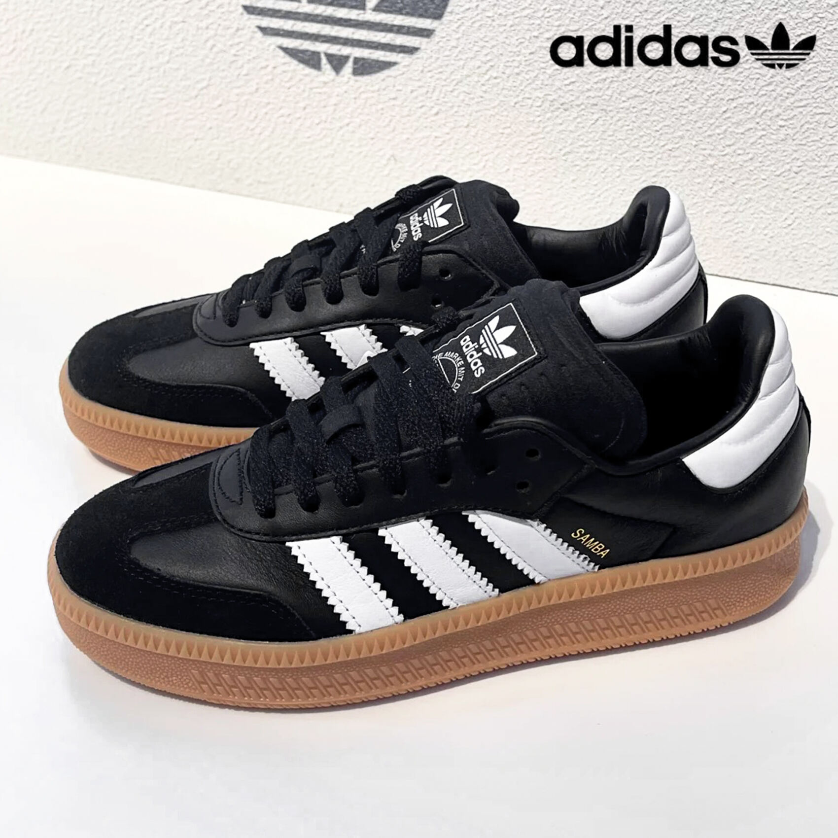 ADIDAS Samba XLG  kényelmes és légáteresztő fehér, fekete alkalmi