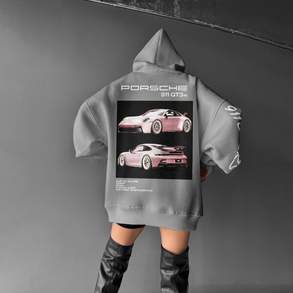 Oversize Sports Car 911 GT3RS Hoodie