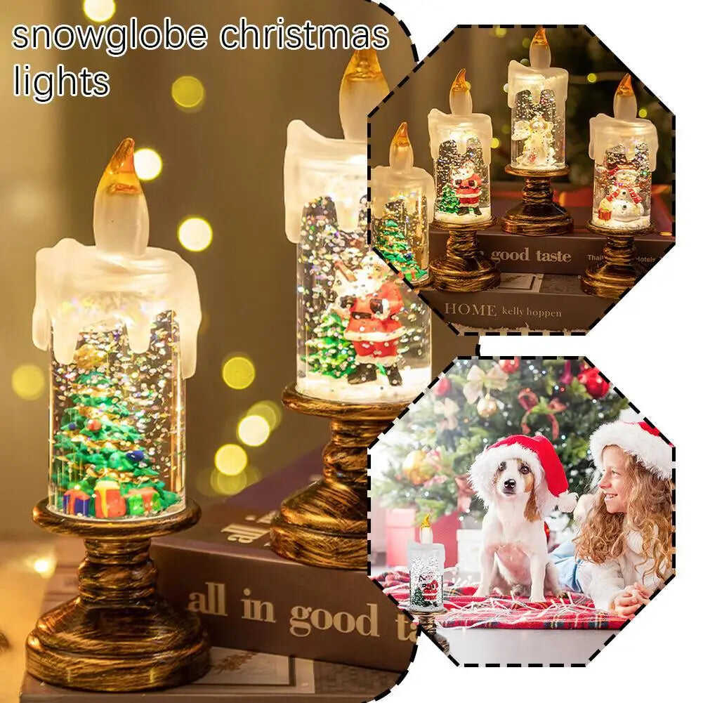 💥Christmas Sale🎄Glitter Glow Flameless Christmas Candles