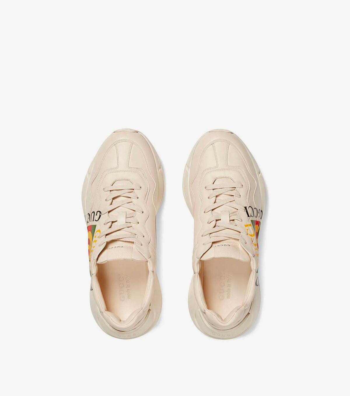 Gucci ivory Rhyton logo