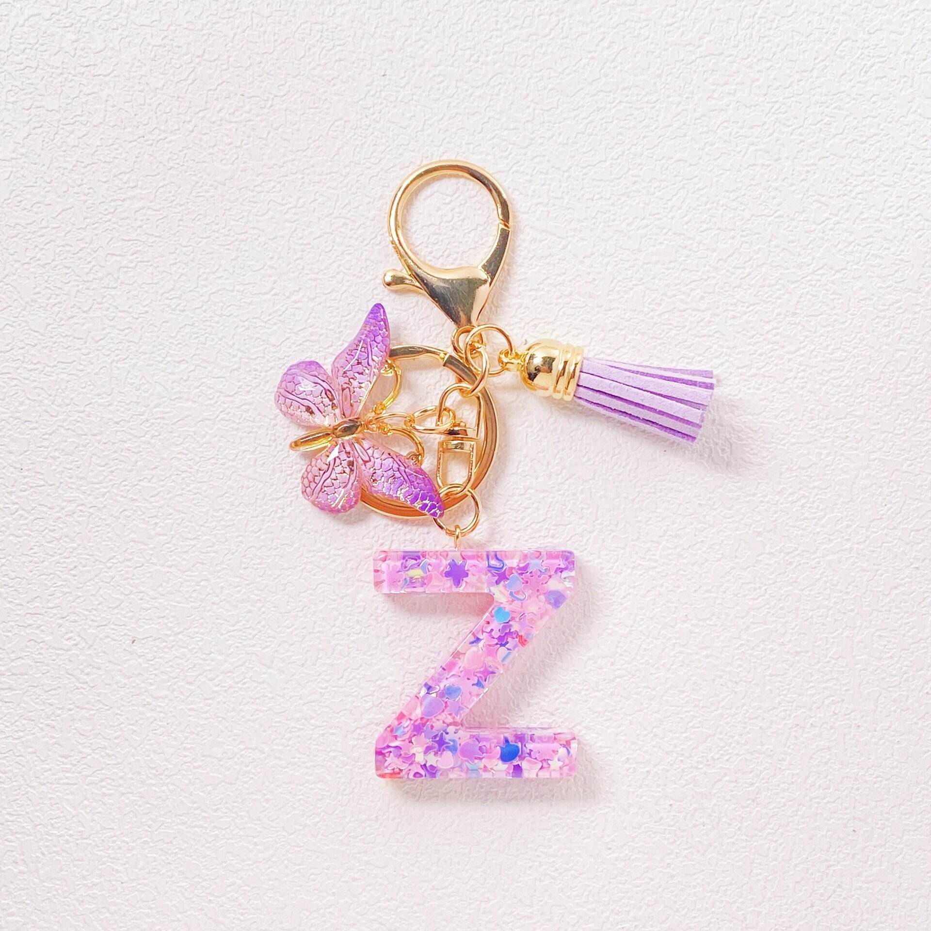 ⏰BUY 1 GET 1 FREE ONLY TODAY🌼Initial Letter Keychains🦋