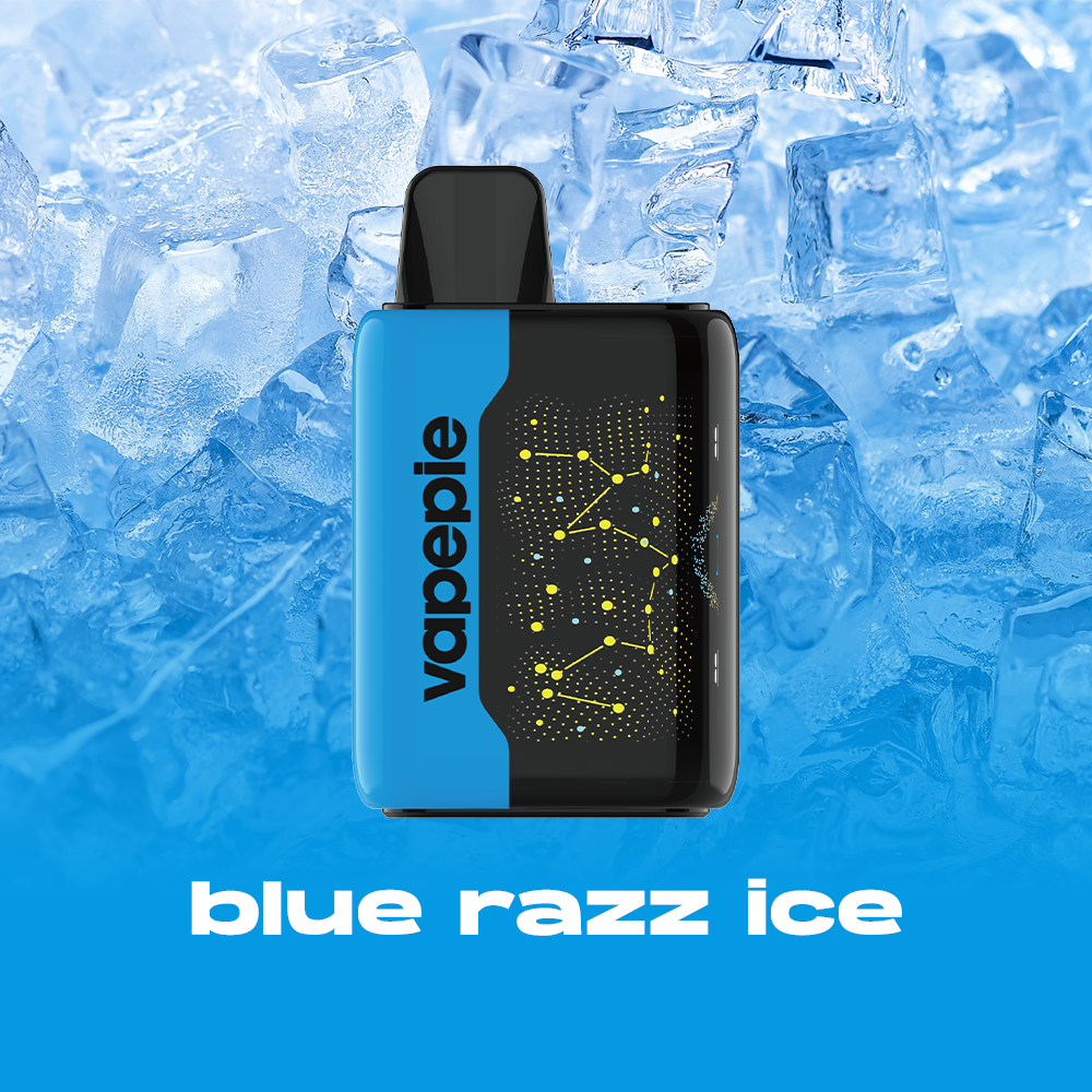 BLUE RAZZ ICE & VAPEPIE 25000 PUFFS - Star Sky Curved Screen