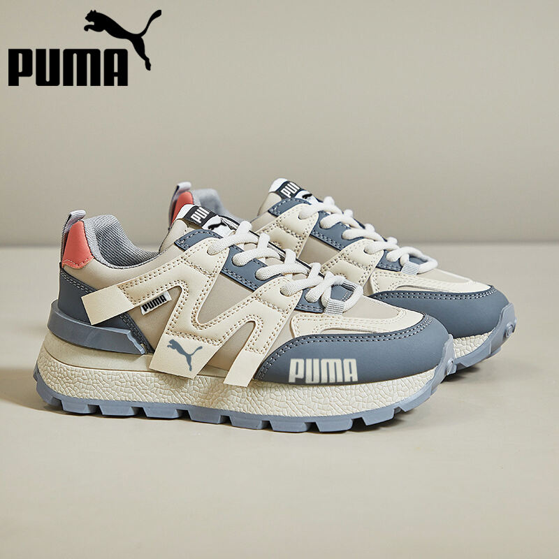 Dámská kožená obuv PUMA Thick Comfort s květinovým vzorem