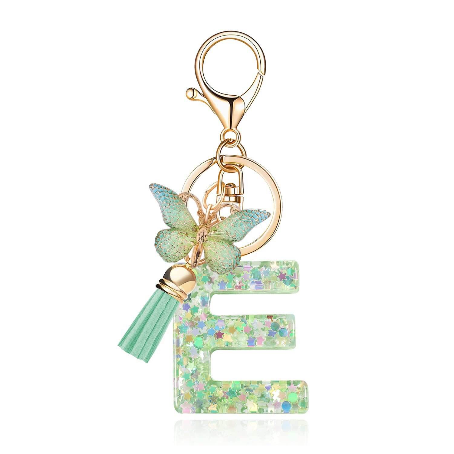 ⏰BUY 1 GET 1 FREE ONLY TODAY🌼Initial Letter Keychains🦋