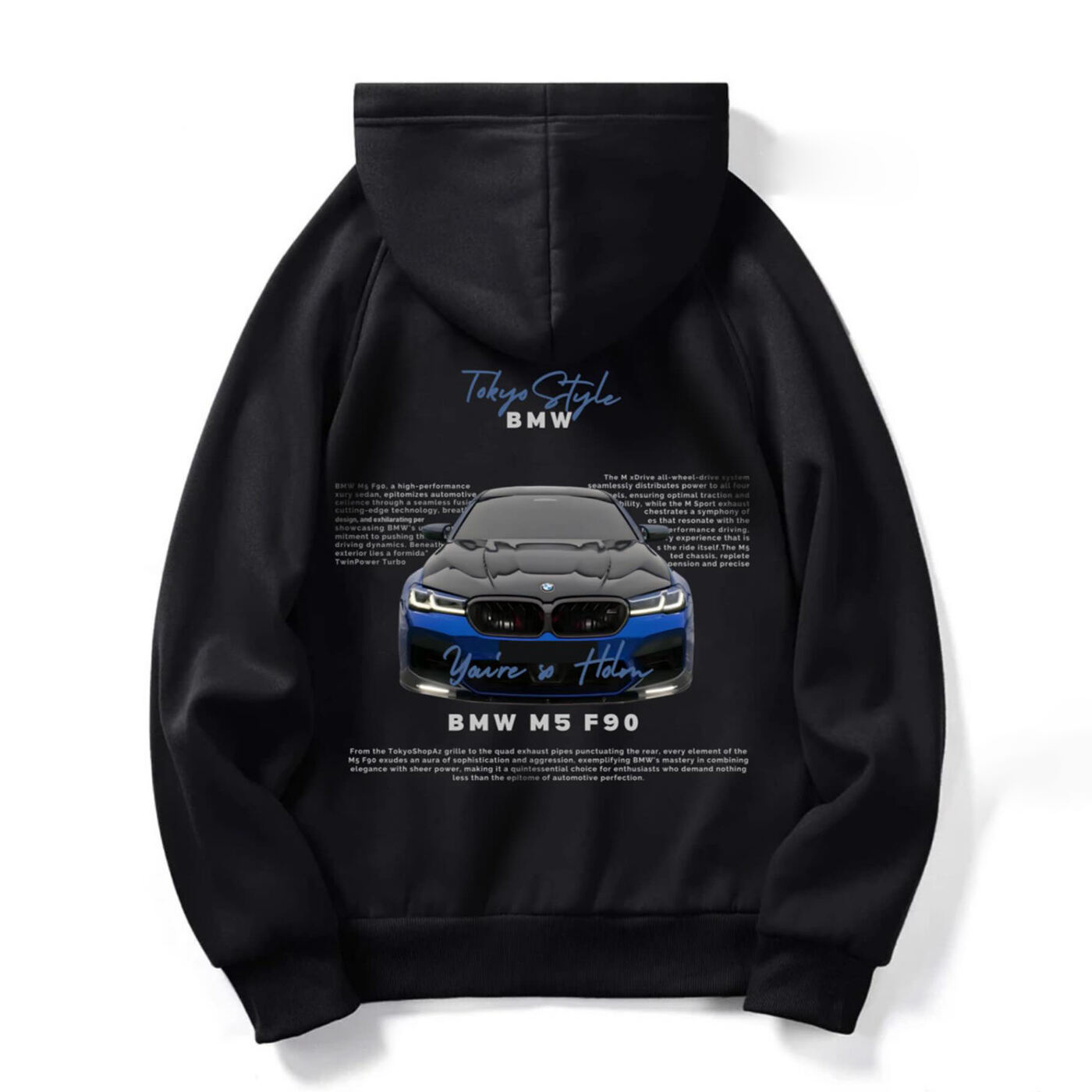 Unisex Oversize Sports Car M5 F90 Hoodie