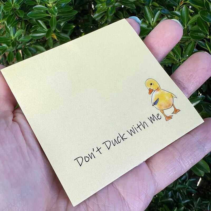 🤣Funny Duck Sticky Notes🎁