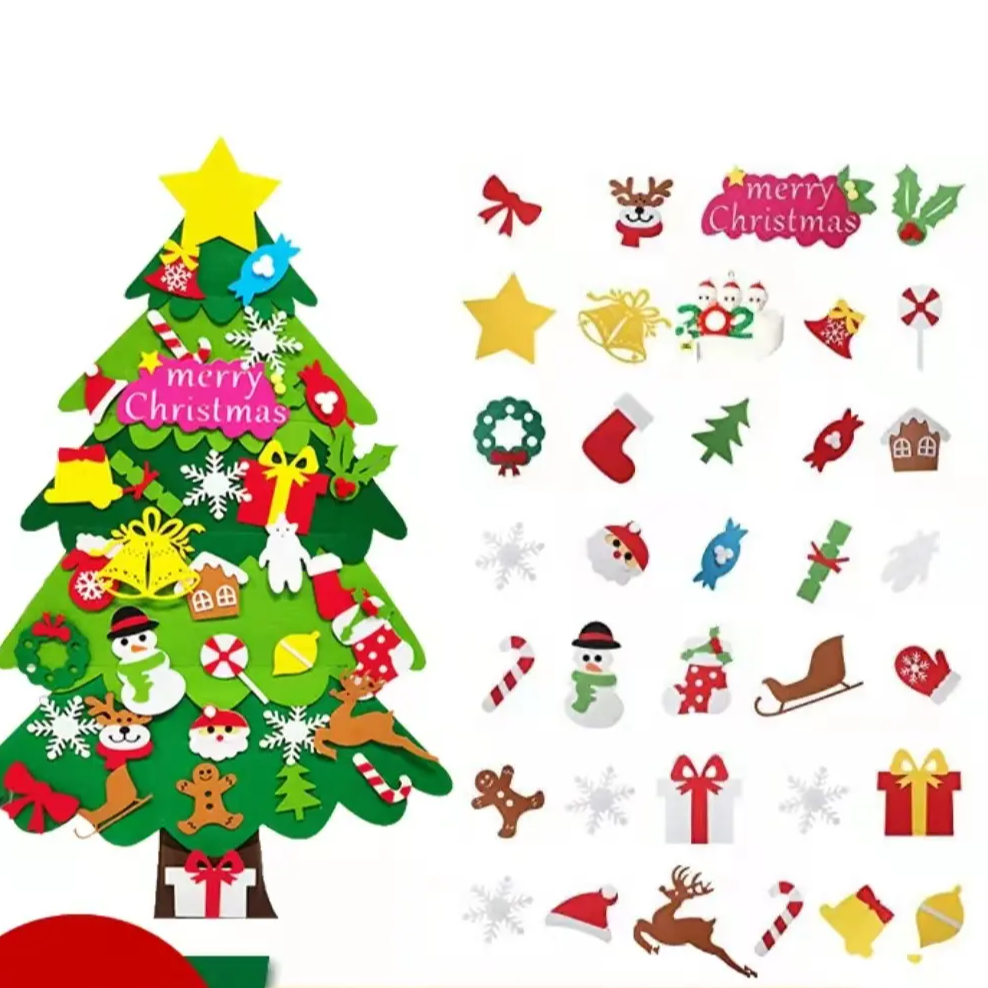 🎄Christmas Pre-sale 60% OFF🎁DIY Felt Christmas Tree Set