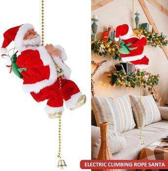 🔥2024 BEST GIFT TO FAMILY🔥Electric Climbing Santa Claus Musical Toys