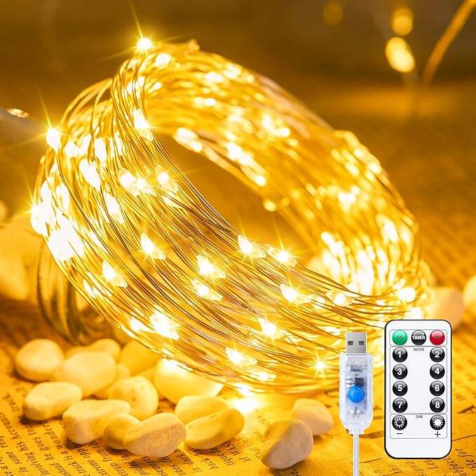 🌲CHRISTMAS HOT SALE - 49% OFF - 8 Modes 100-600 Christmas LED Firefly Twinkle String Lights