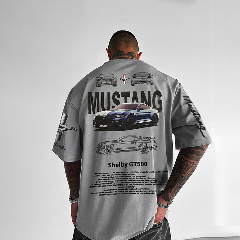 Oversized Unisex Mustang Tee