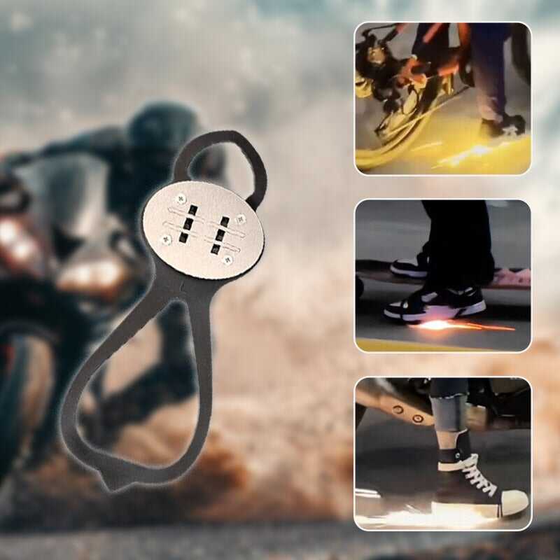 🔥Sparking Flint Pad Shoe Cover for Skateboard & Motorcycle🔥