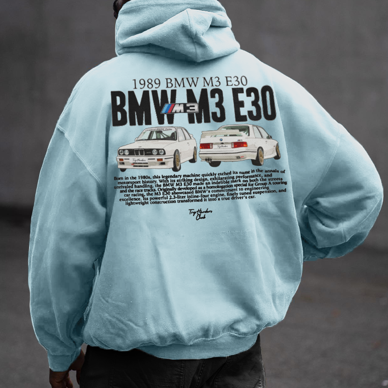 Men's Oversized BMW M3 E30 Hoodie