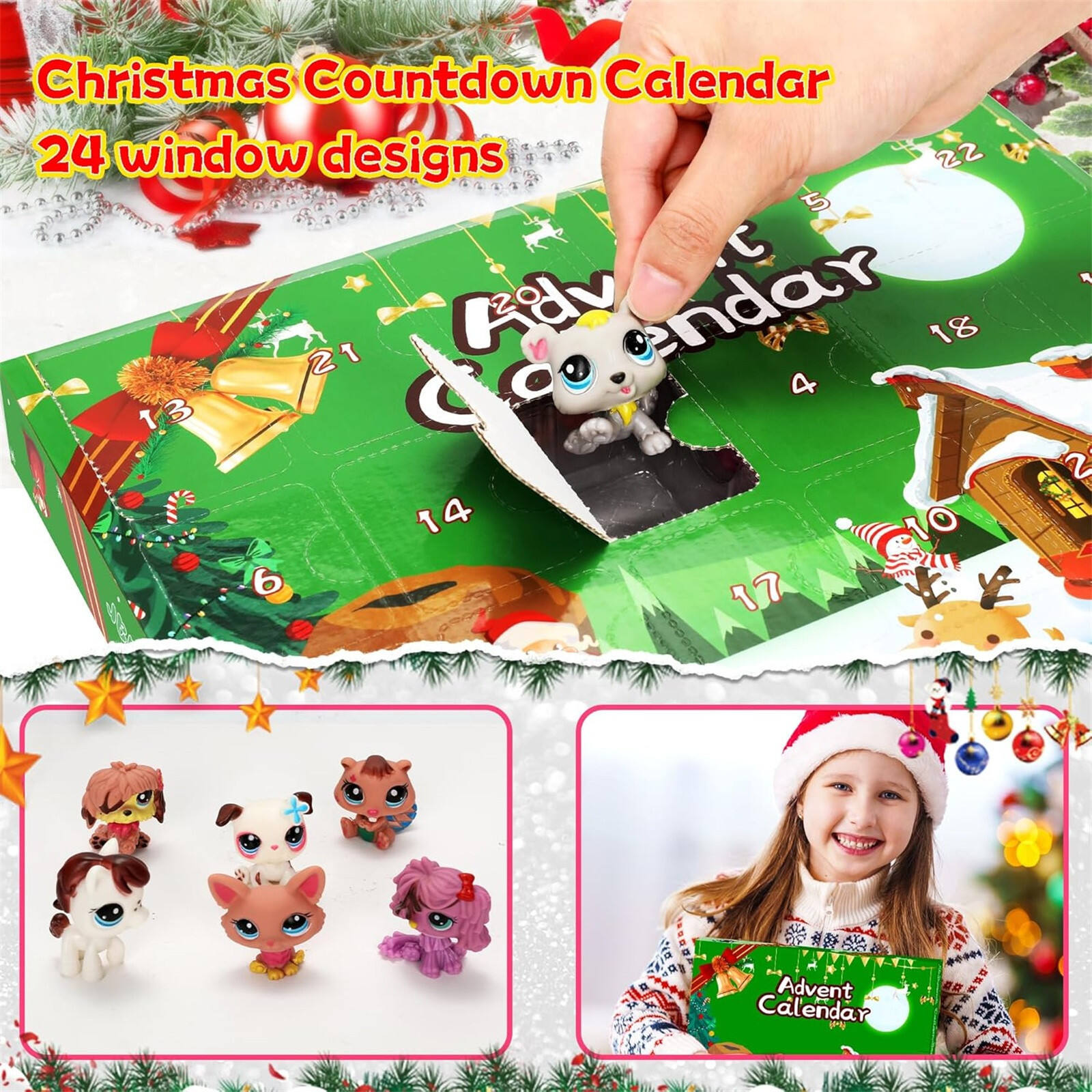 🎄Christmas Sale 49% OFF - 📅 Littlest Pet Shop 24 Days of Surprises Advent Calendar - 📍2024