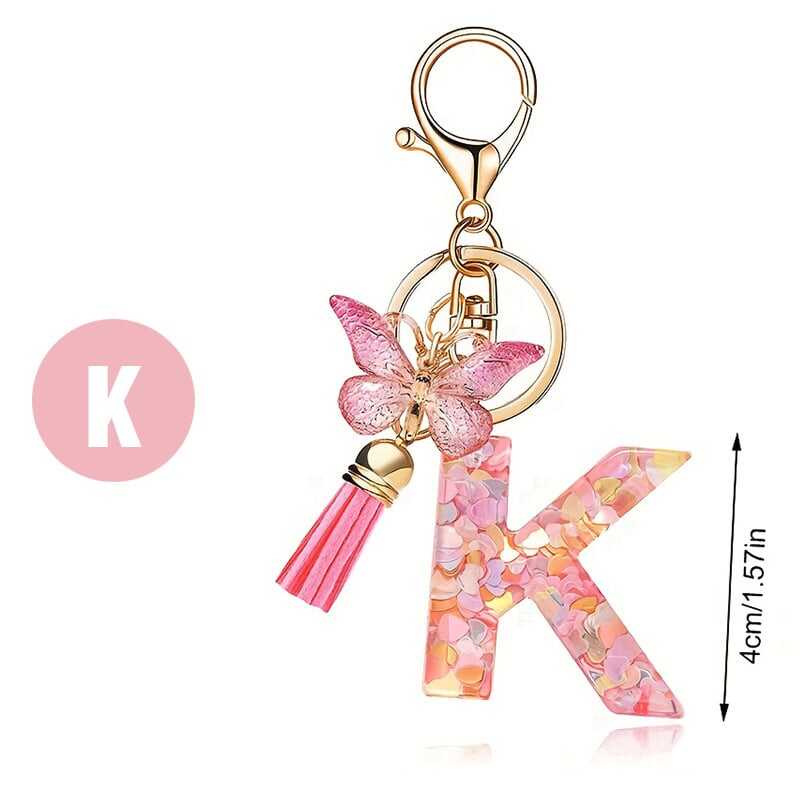 ⏰BUY 1 GET 1 FREE ONLY TODAY🌼Initial Letter Keychains🦋