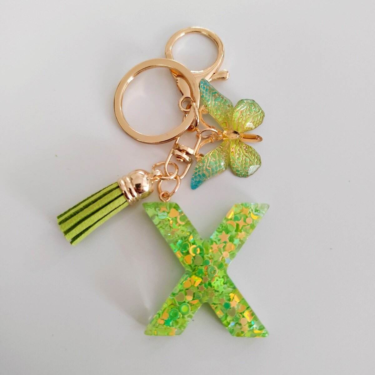 ⏰BUY 1 GET 1 FREE ONLY TODAY🌼Initial Letter Keychains🦋