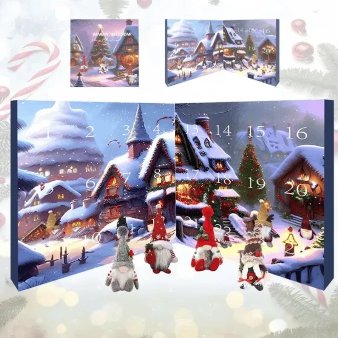 This Week Special Sale 55% OFF🎅2024 Christmas Gnome Advent Calendar