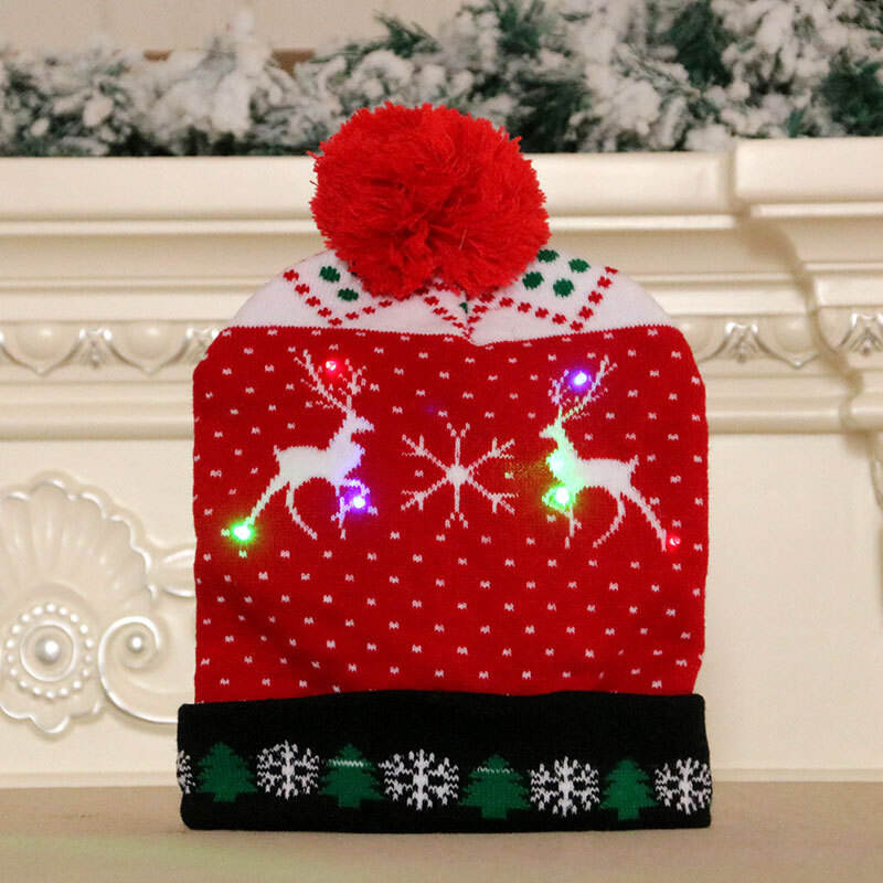 🎄 Early Christmas Sale 70% OFF🎄Christmas Theme LED Beanies