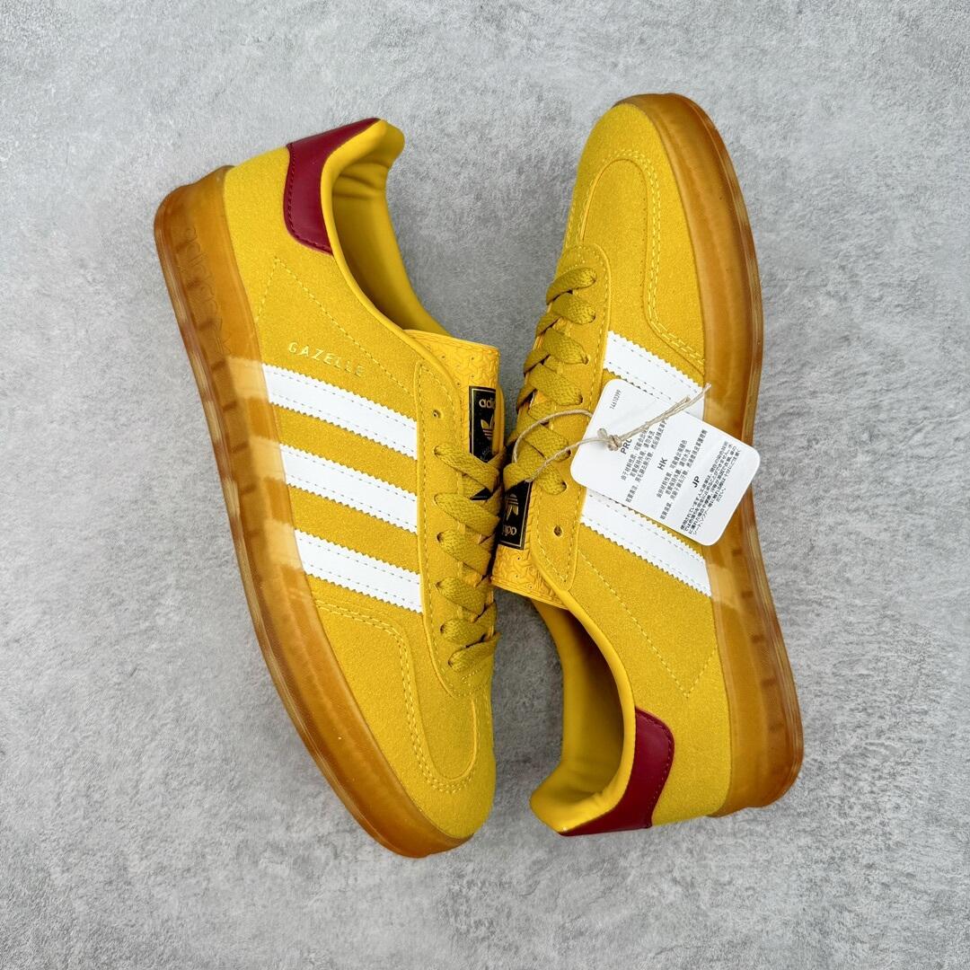 Adidas Gazelle 'Bright Yellow Burgundy'