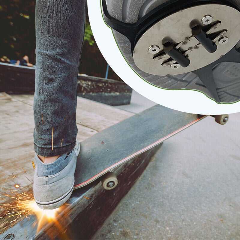 🔥Sparking Flint Pad Shoe Cover for Skateboard & Motorcycle🔥