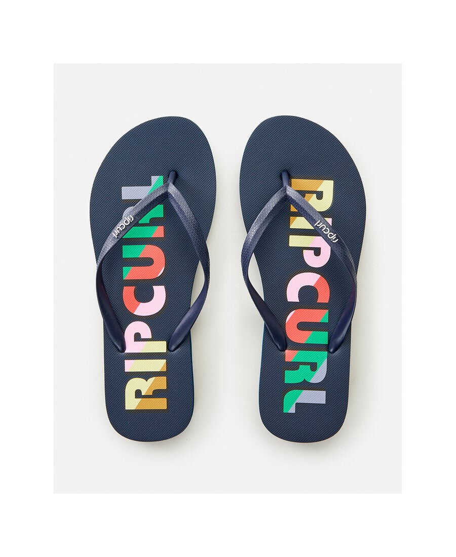 Japonki plażowe RIP CURL Rainbow Surf Revival niebieski