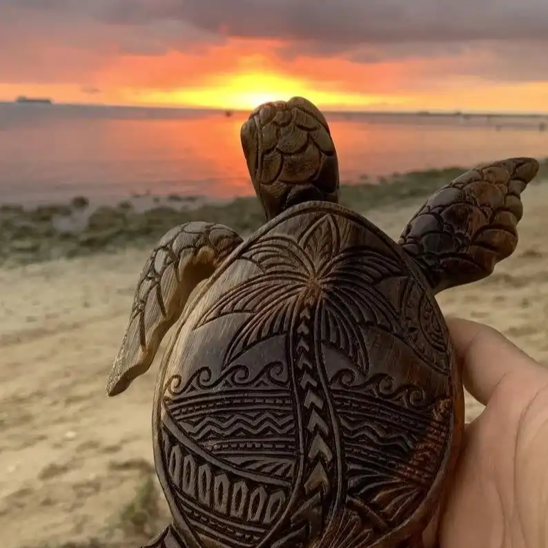 🔥Christmas Sale - 60% OFF⏰Hawaiian Turtle WoodCarving