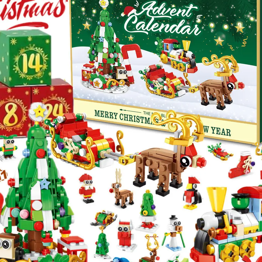 ✨Last Day 60% OFF 🎁Advent Calendar 2024 Christmas Tree Building Set