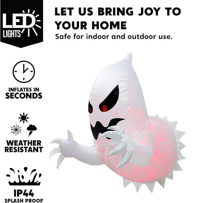 💥Last Day 55% OFF👻LED Halloween Inflatable Ghost