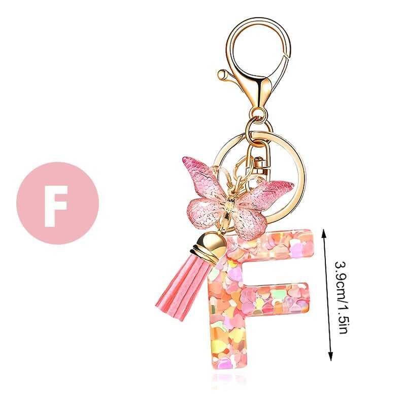 ⏰BUY 1 GET 1 FREE ONLY TODAY🌼Initial Letter Keychains🦋