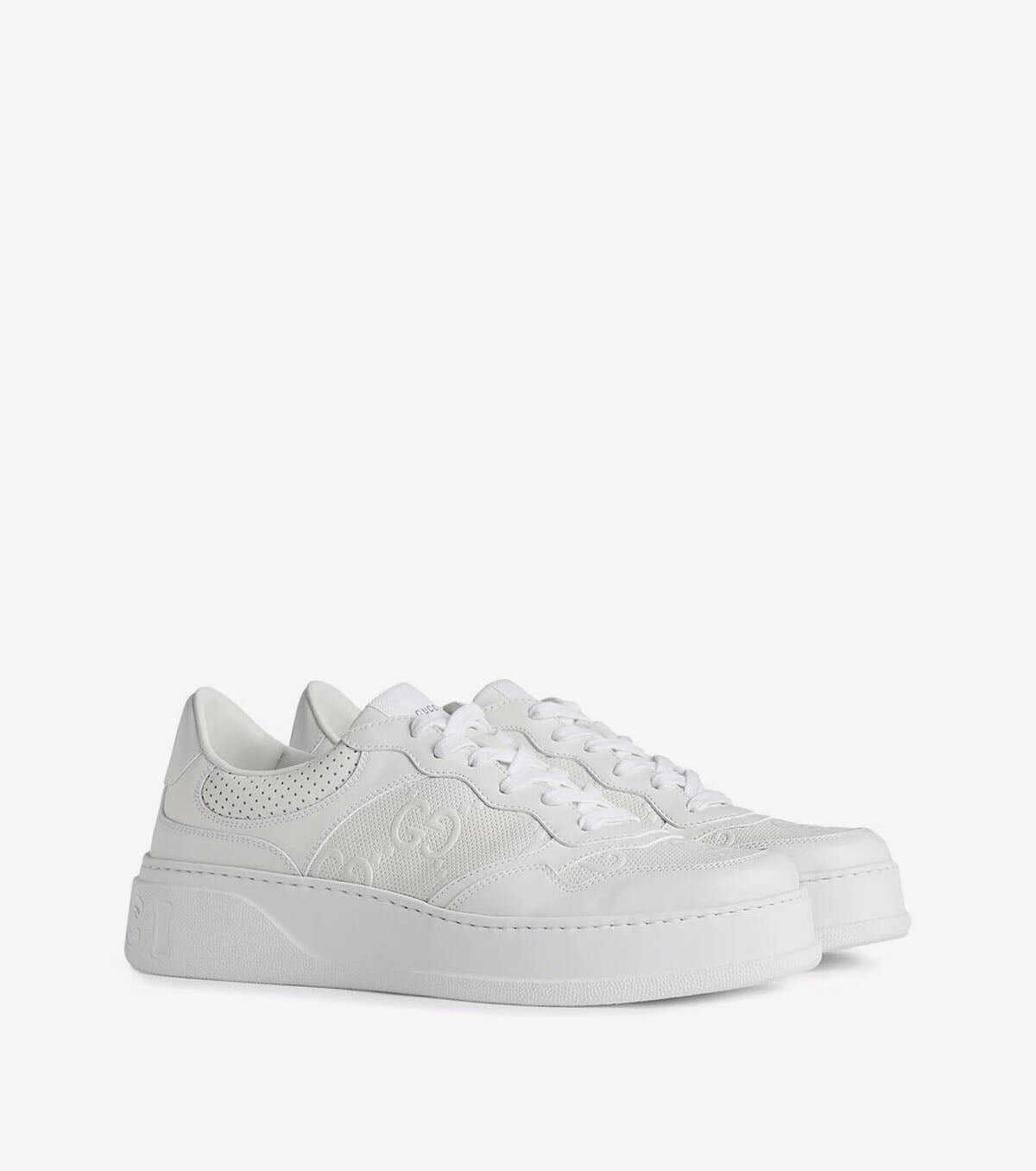 GG embossed low-top