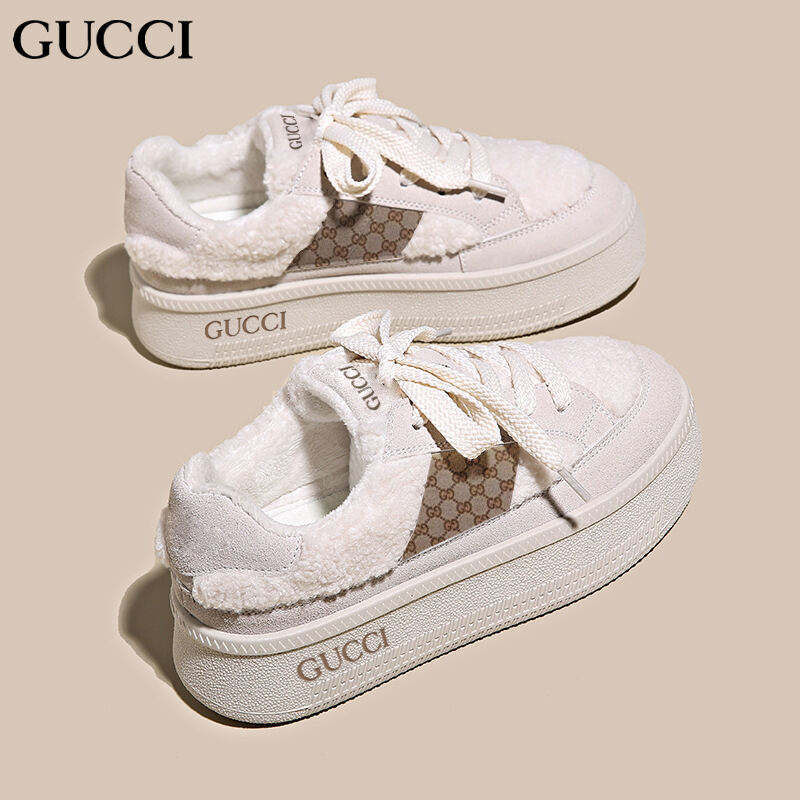 GUCCI   Damskie zimowe antypoślizgowe buty casual