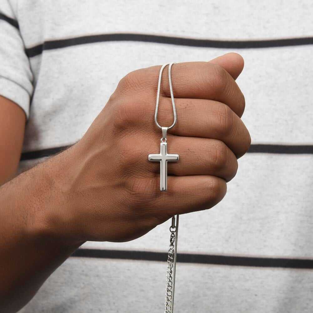 Grandson, Never Lose Faith - Cross Necklace🔥70% OFF