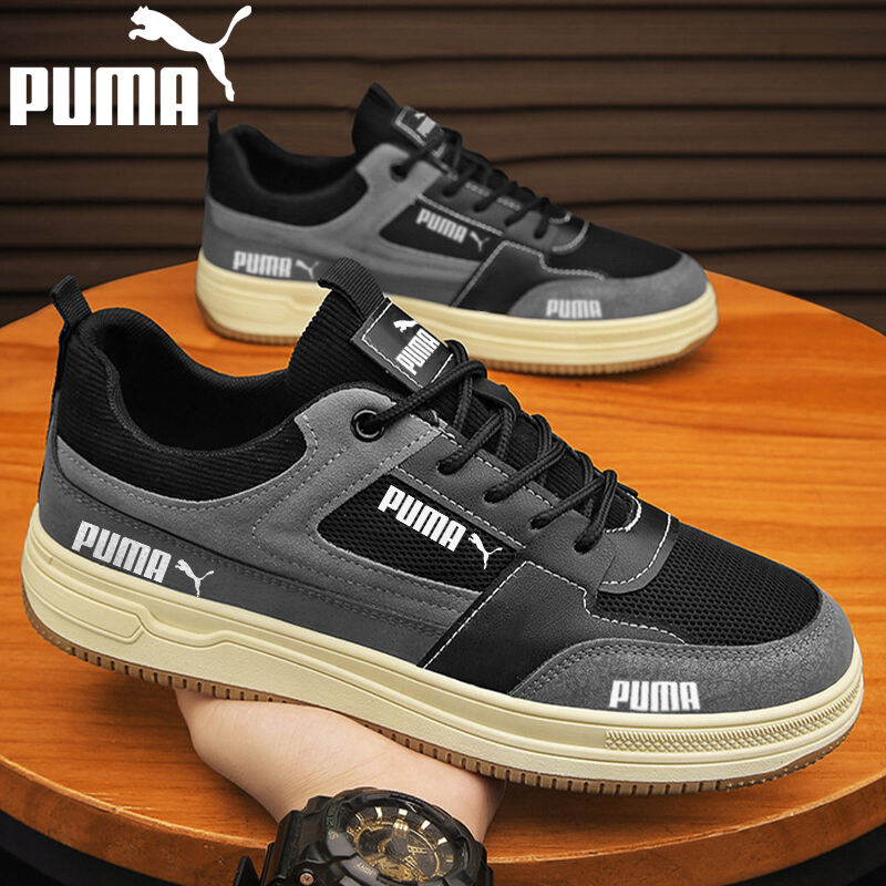 Męskie buty casualowe Puma Leather Breathable